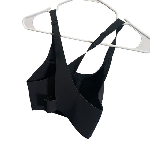 Gymshark Medium Adjustable Black Sports Bra With Cross Back - Picture 3 of 4